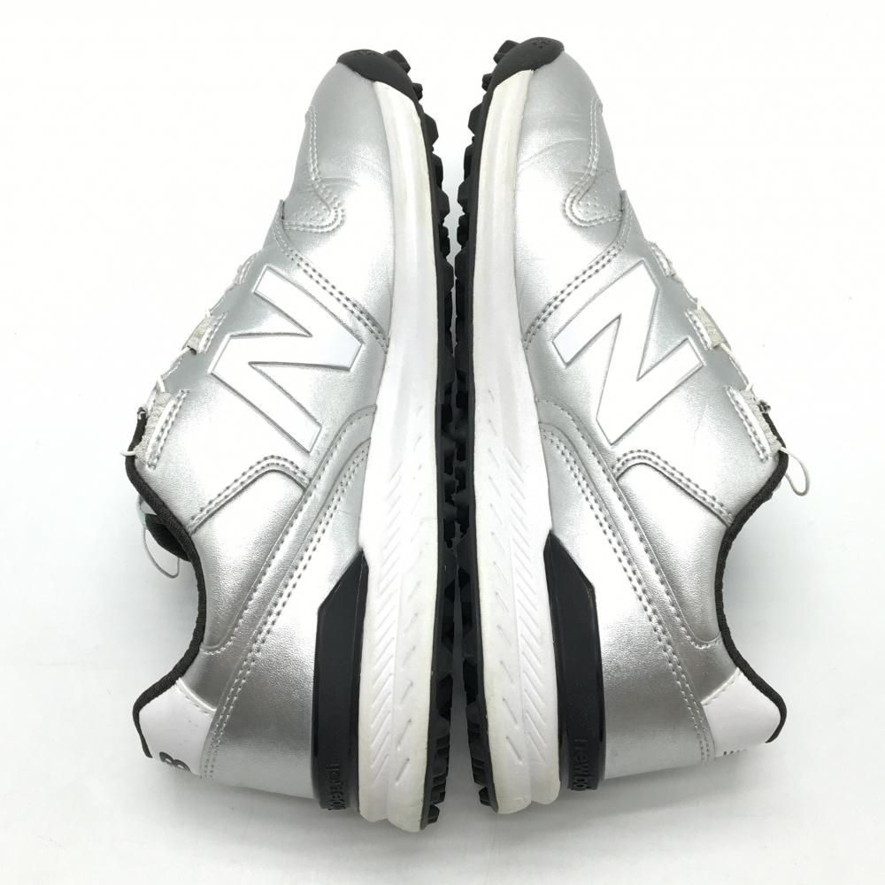 超 ニュー ンス ゴルフシューズ シルバー スパイクレス ダイヤル式 BOA レディース 23.0 ゴルフウェア Balance