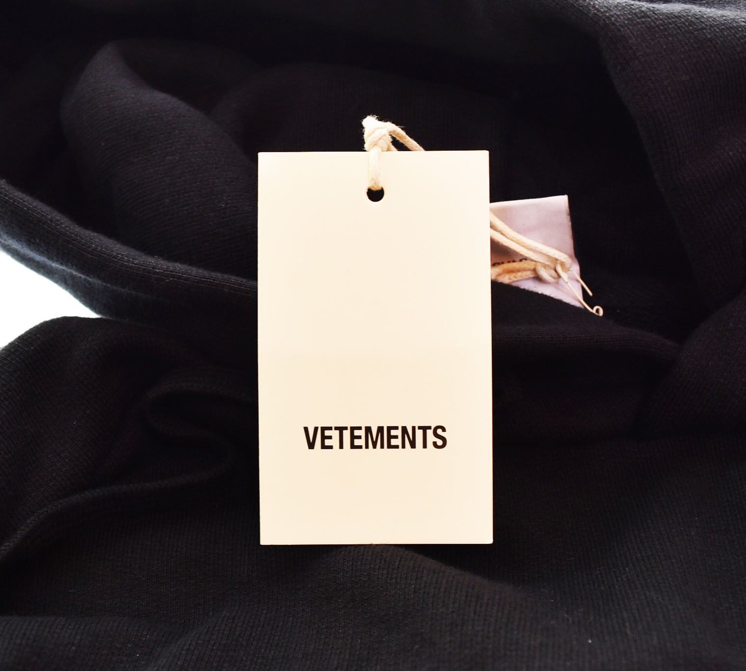 ヴェトモン VETEMENTS 18SS Tape Hoodie WSS18TR26 テープ デザイン