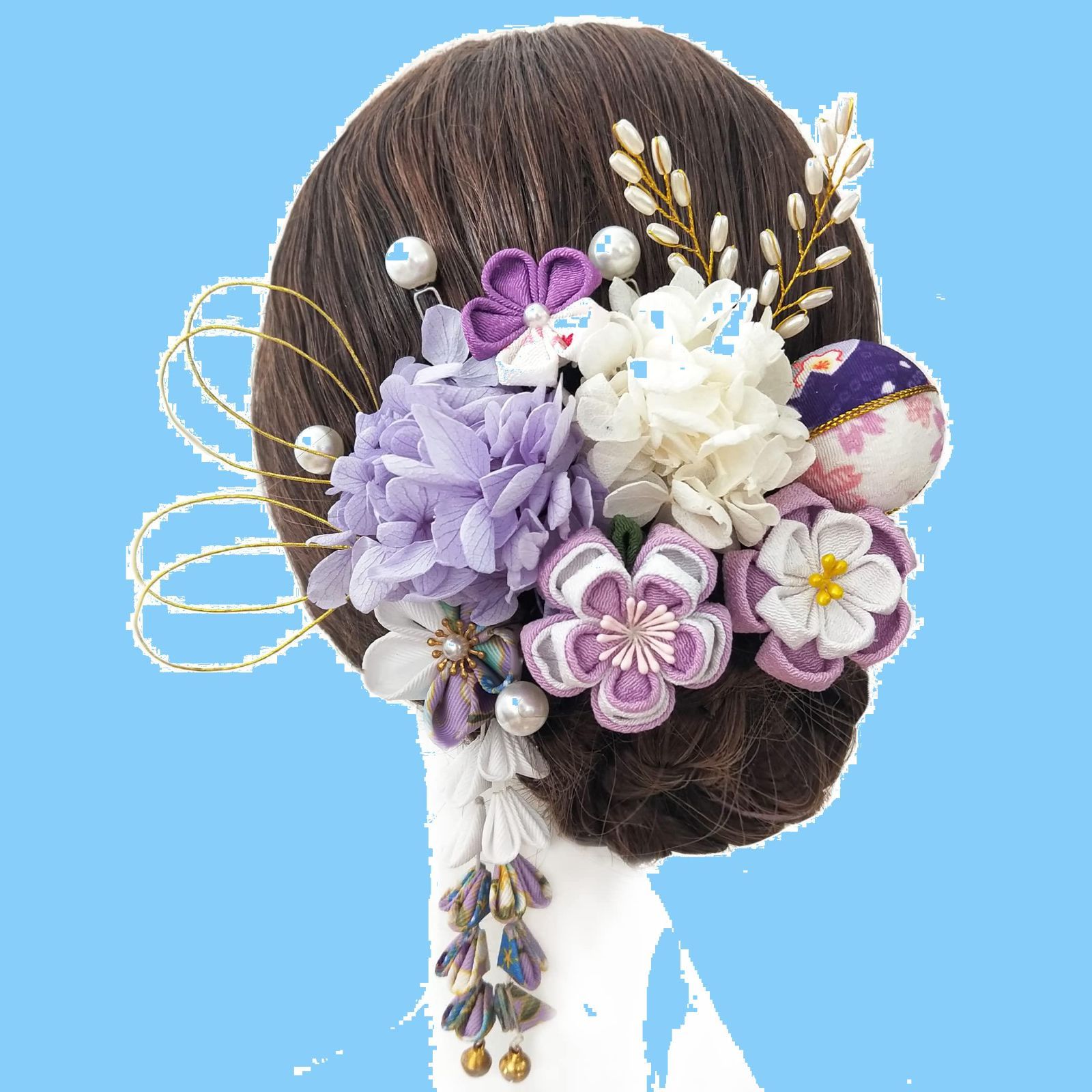  人気商品　発表会 結婚式 入学式 卒業式 結納 袴 K0613 振袖 着物 かんざし ヘアーアクセサリー 和服 人気 髪飾り 髪飾り 七五三 [JZOON] 和装小物