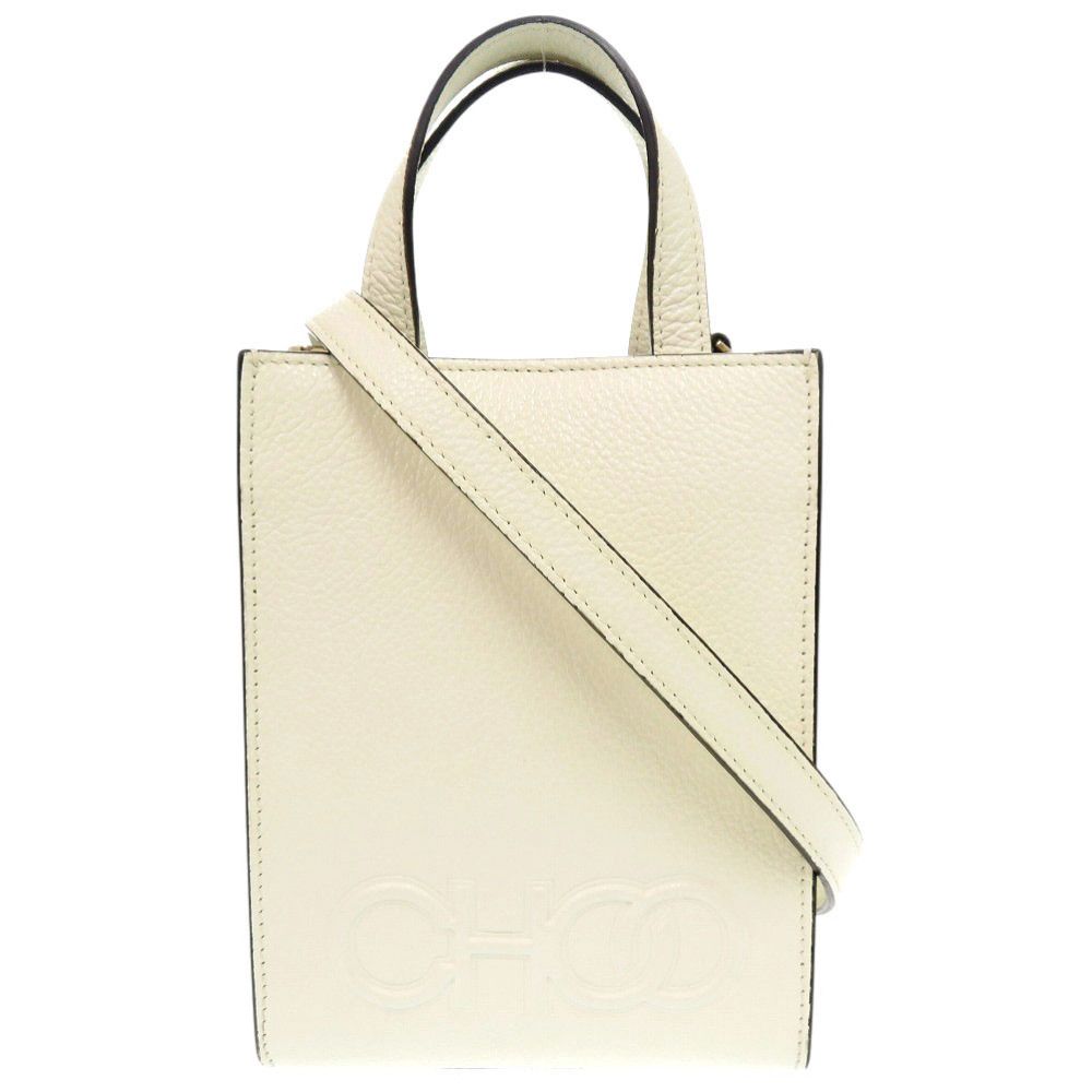 新品同様 ジミーチュウ レザー アイボリー 2WAY ショルダー 新品同様 ジミーチュウ レザー アイボリー 2WAY ショルダー