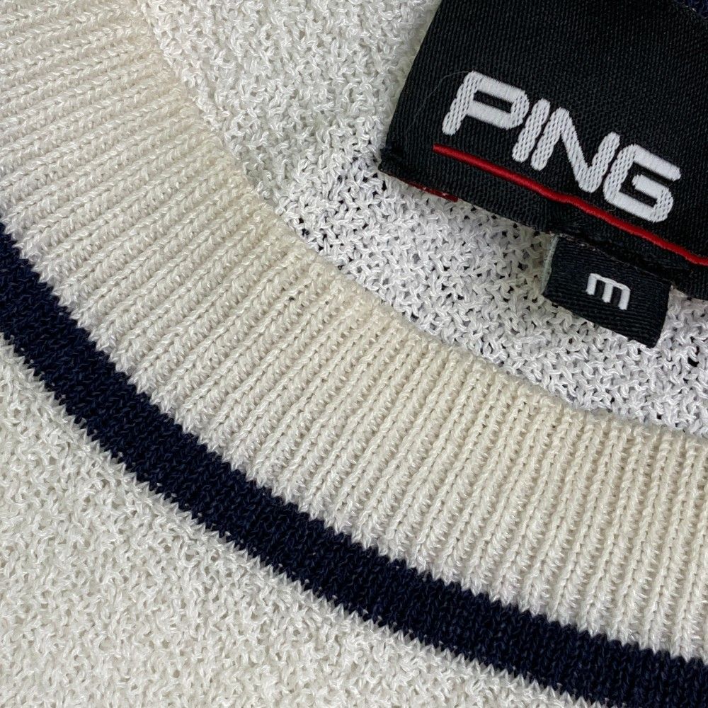 サイズ：M PING ピン ニットセーター ネイビー系 [240101466907