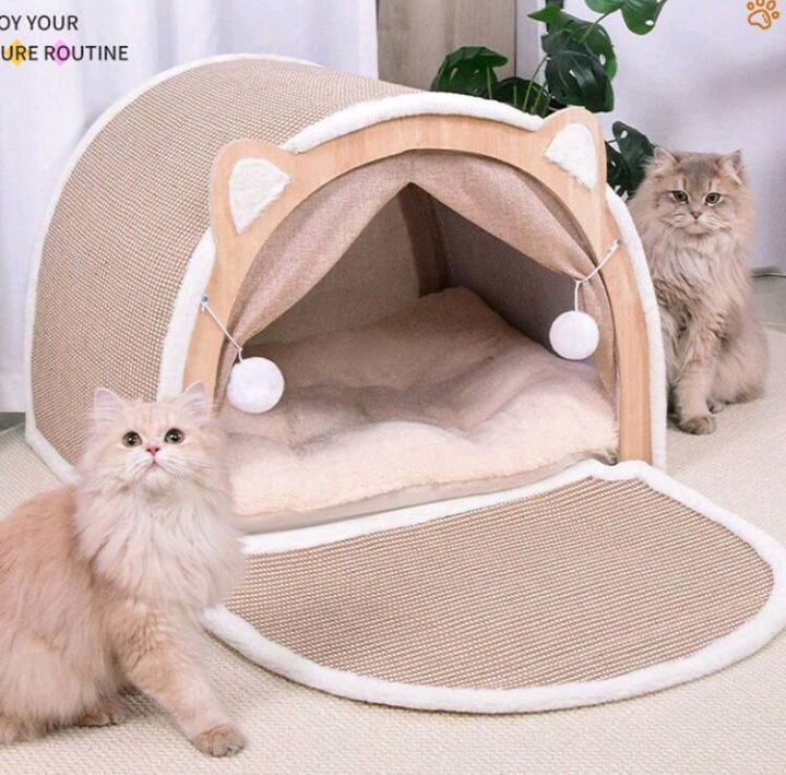猫用爪とぎボード 猫用ベッド サイザル麻 ふけなし 特大 傷に強い猫用ベッド 丈夫な猫用クライミングフレーム 小さな設置面積