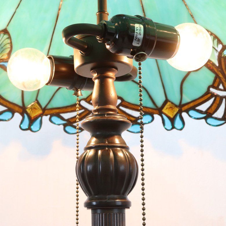 ステンドグラスランプ アクアビードロ 19インチ フロアスタンド - メルカリ