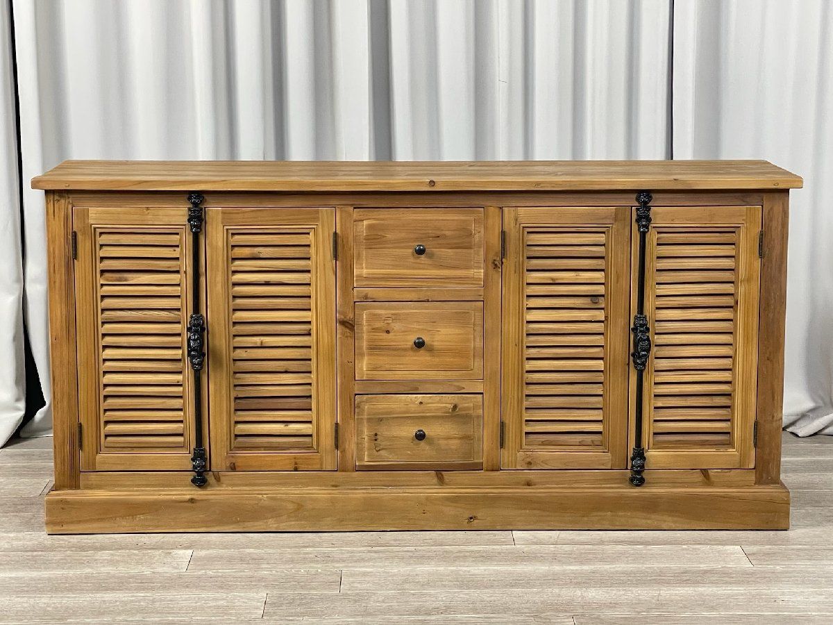 【希少品】関家具 CRASH GATE ノットアンティーク引き出し付　送料込み 関家具 CRASH GATE ノットアンティーク引き出し付 送料込み 関家具