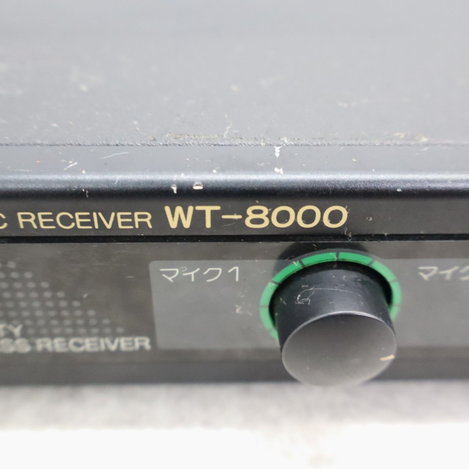 BMB-WT8000レーシーバーおよび無線ワイヤレスマイク(WM-840) BMB-WT8000レーシーバー＆無線ワイヤレスマイク2本セット☆ジャンク