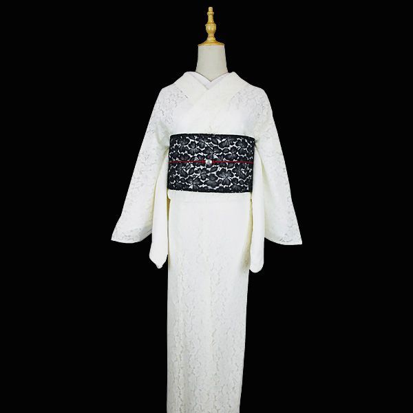 未使用　紋紗　夏着物　小紋　七宝　ますいわ屋 平和屋着物＊夏物 小紋 紗 幾何学文 正絹 逸品 AAAZ1172fy 平和