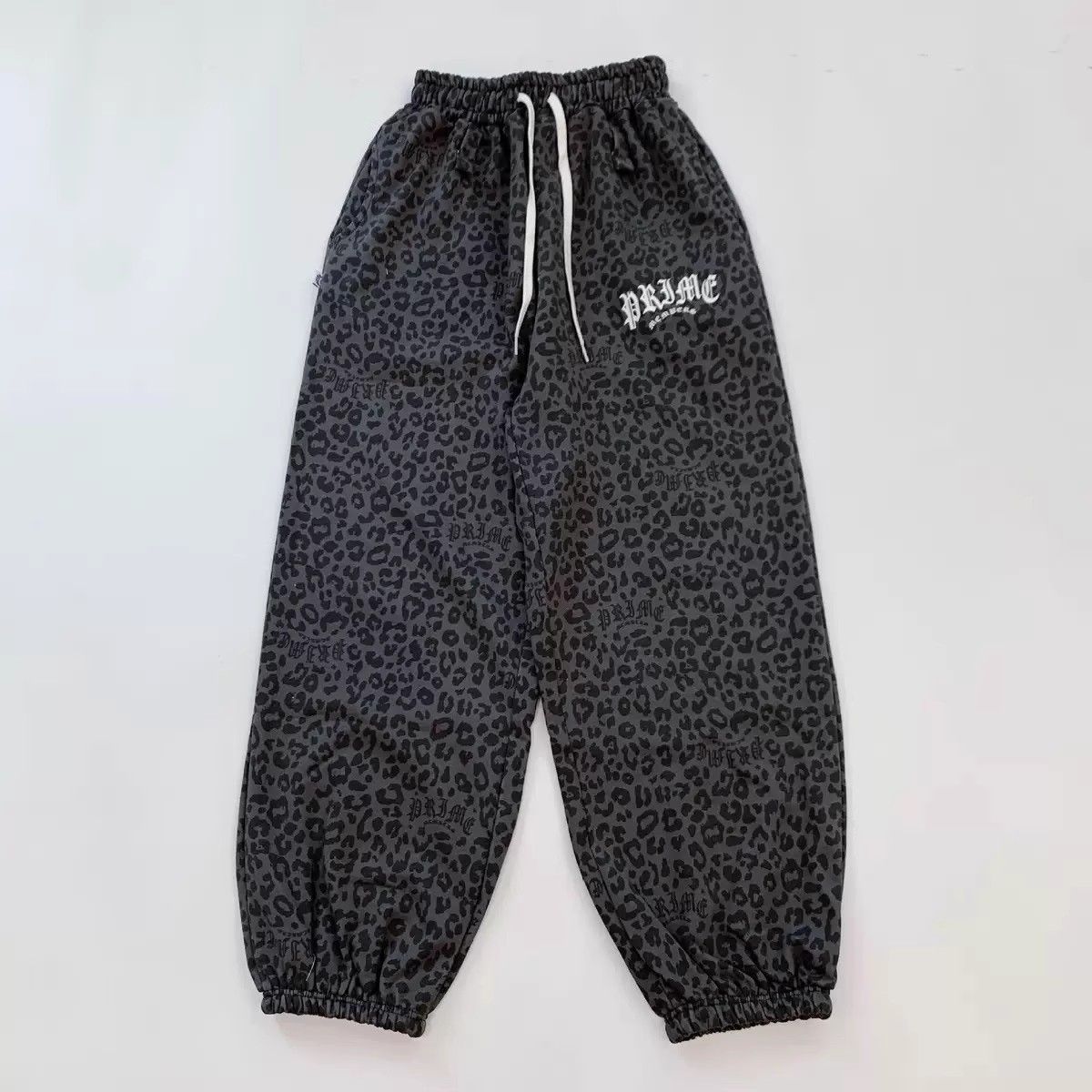 PRIME MEMBERS Leopard Wide Joggers IVE ユジン着用 カジュアルパンツ スウェットパンツ