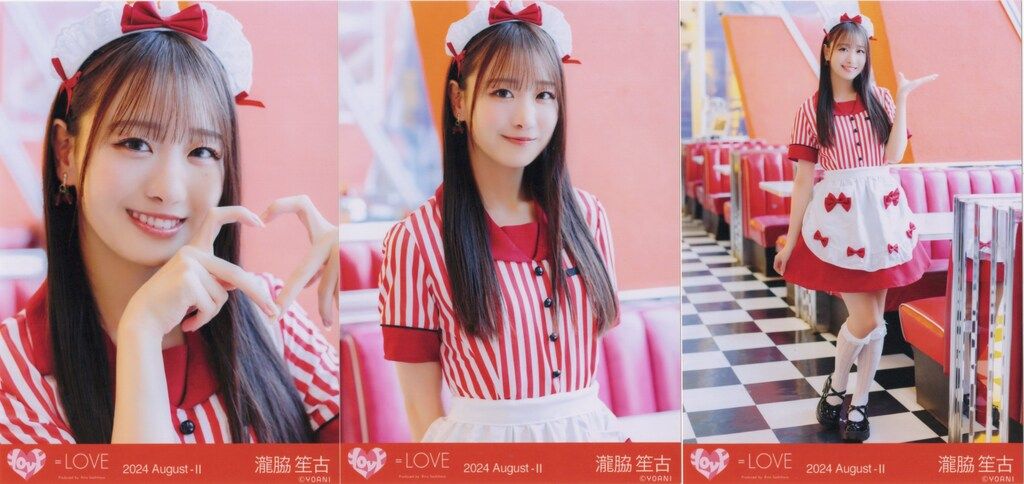=LOVE 瀧脇笙古 直筆 サイン 生写真 仲直りシュークリーム LOVE 生写真セット 仲直りシュークリーム 瀧脇笙古 - メルカリ
