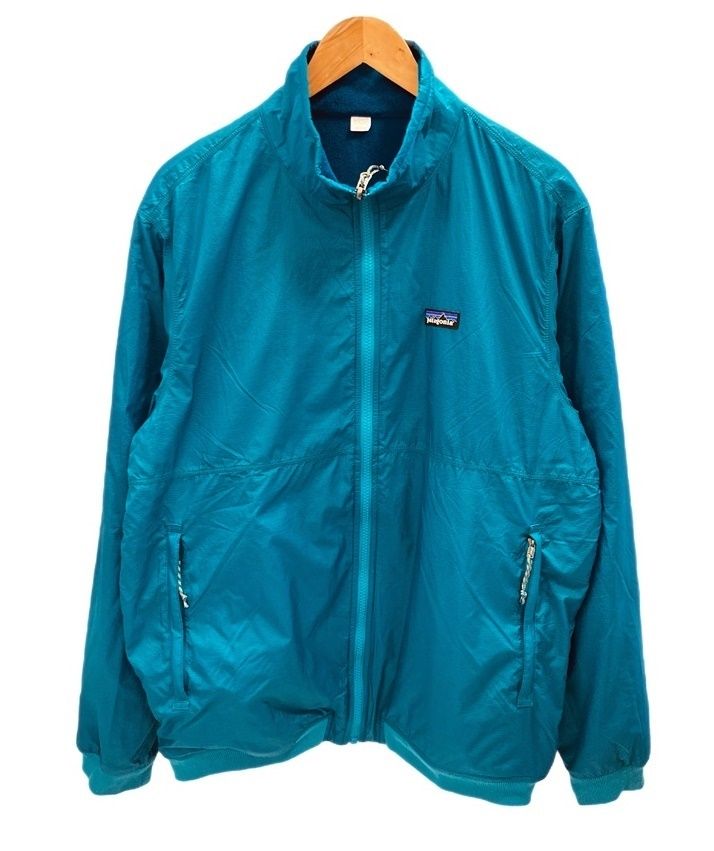 パタゴニア PATAGONIA REVERSIBLE SHELLED MICRODINI JKT リバーシブル シェルドマイクロディニジャケット エメラルドグリーン系 26215FA23 ジャケット ロゴ グリーン Lサイズ 101MT-2361