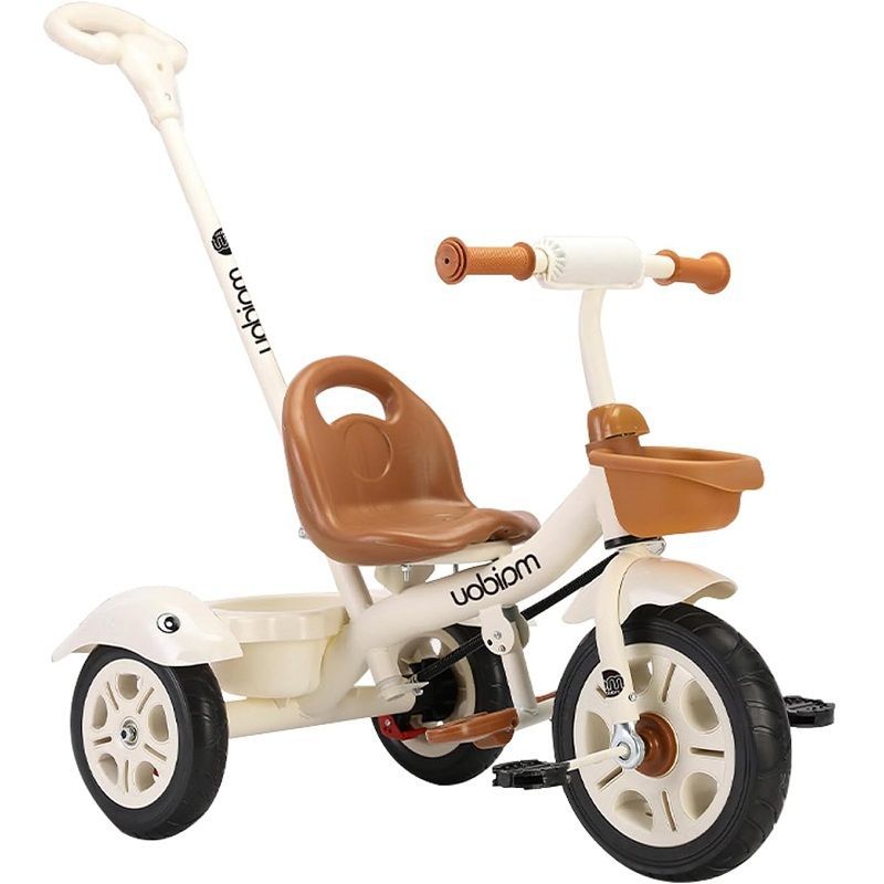 AORTD 子供用三輪車 ベビーカー 手押し棒付き 手押し棒調整可能 組み立て式 2～6歳 おもちゃ プレゼント