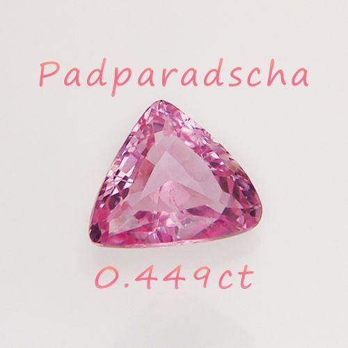 最安値，品質保証 【カード鑑別付】パパラチアサファイア ルース 0.449ct その他