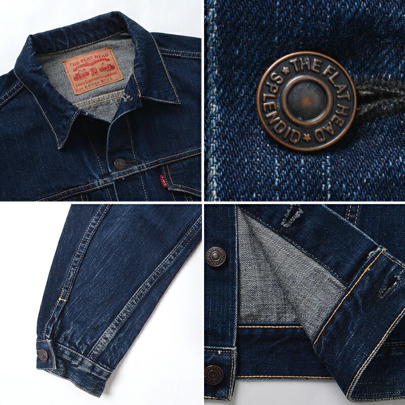 フラットヘッド デニムジャケット Gジャン 6003W サイズ40 THE FLAT