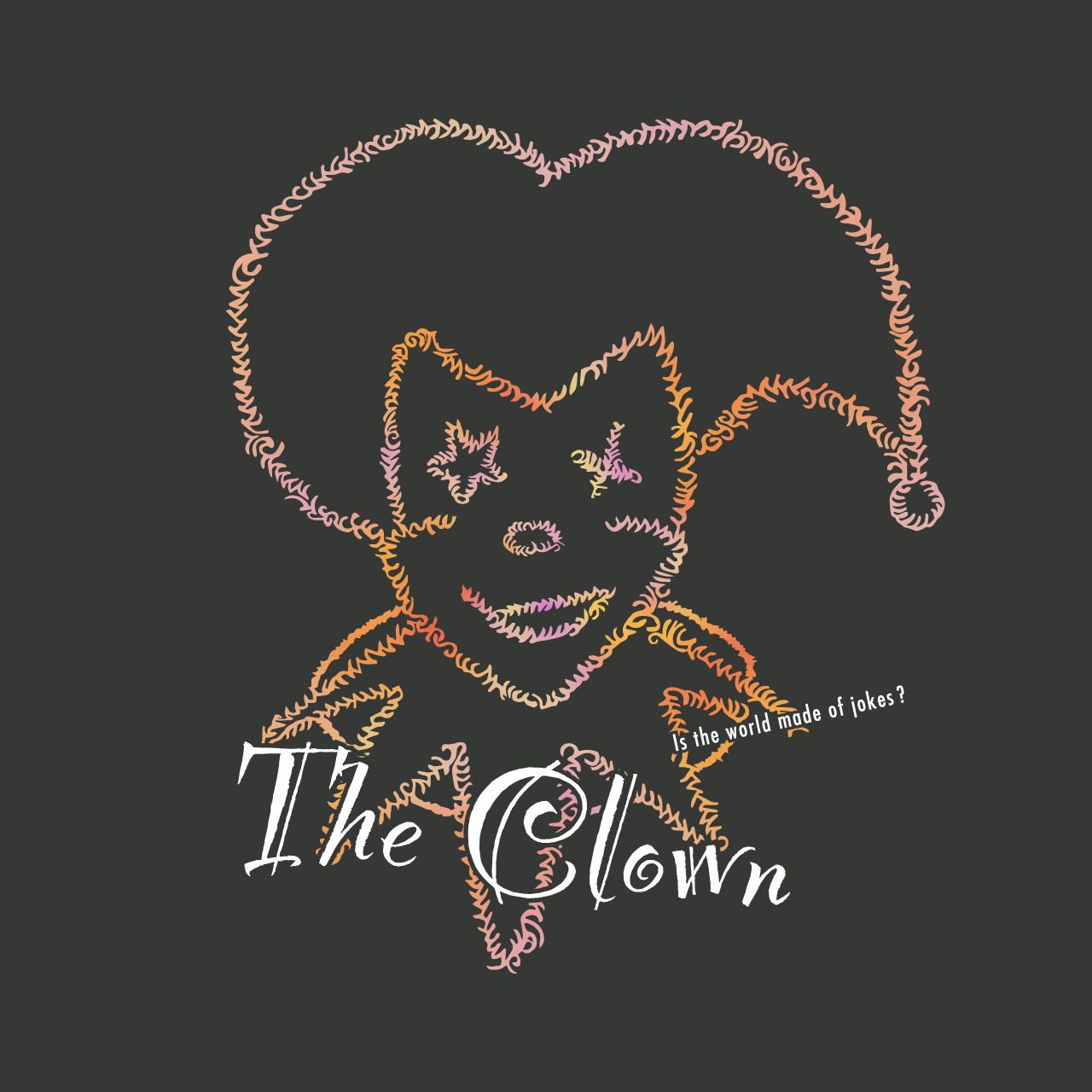 グラフィックロングTシャツ　The Clown Color -Long-