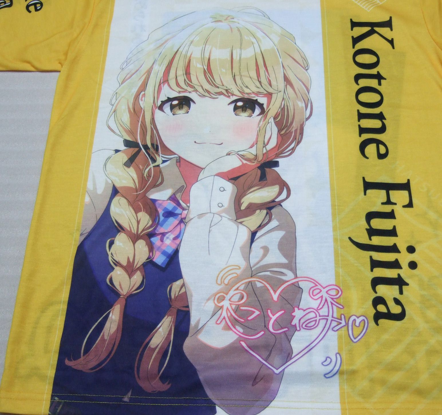 学園アイドルマスター 藤田ことね フルグラフィックTシャツ XLサイズ 