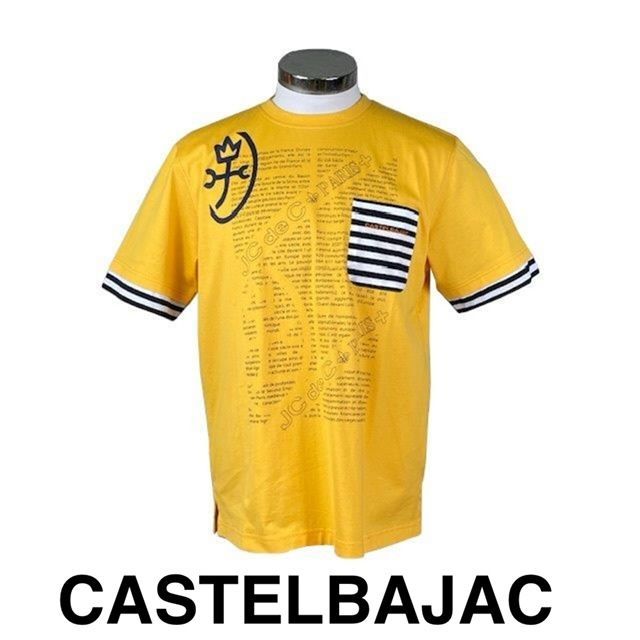 30％OFFカステルバジャックCASTELBAJAC半袖Tシャツ7214172118-2キイロ