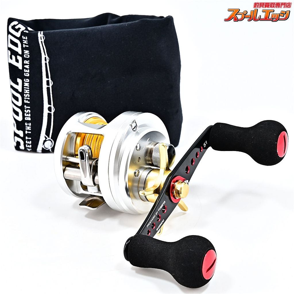 【シマノ】 カルカッタ 401F 夢屋51mmダブルハンドル装着 【シマノ】 カルカッタ 401F 夢屋51mmダブルハンドル装着