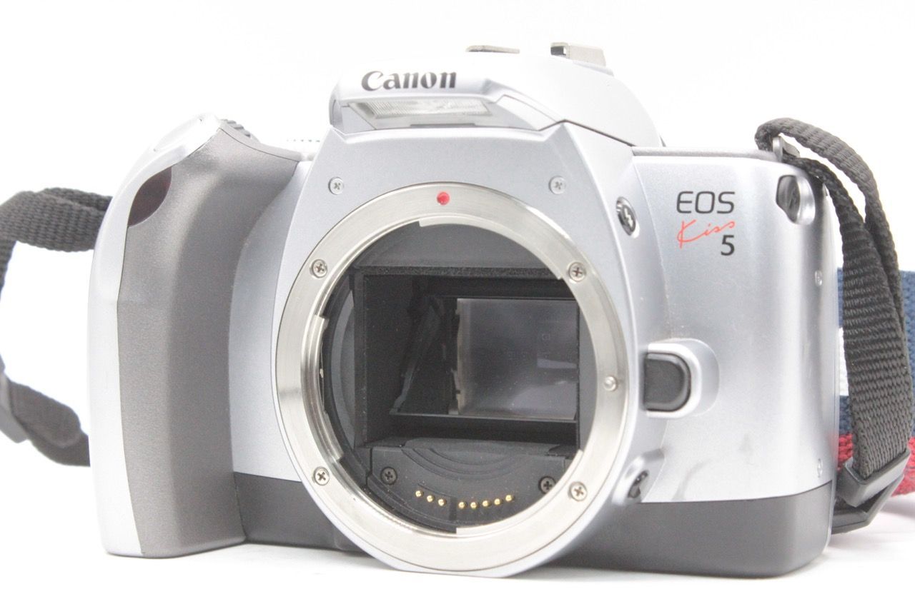 キャノン CANON EOS kiss 5 EF 28 90 mm F 4 6 II USM シャッター フラッシュ OK! ストラップ 付き 6289105 RO 2929