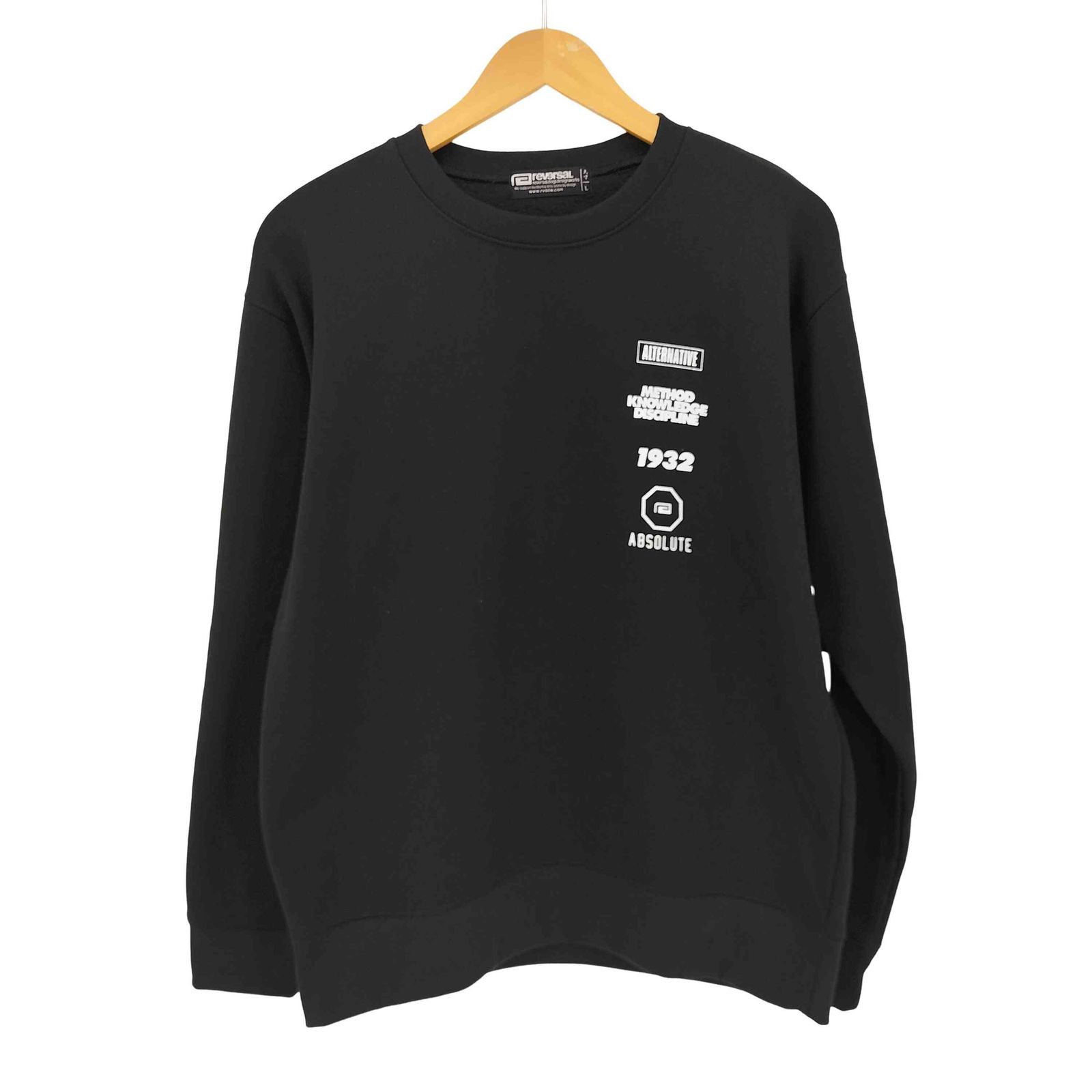 リバーサル REVERSAL MULTI LOGO BACK FLEECE CREW NECK メンズ JPN：L 