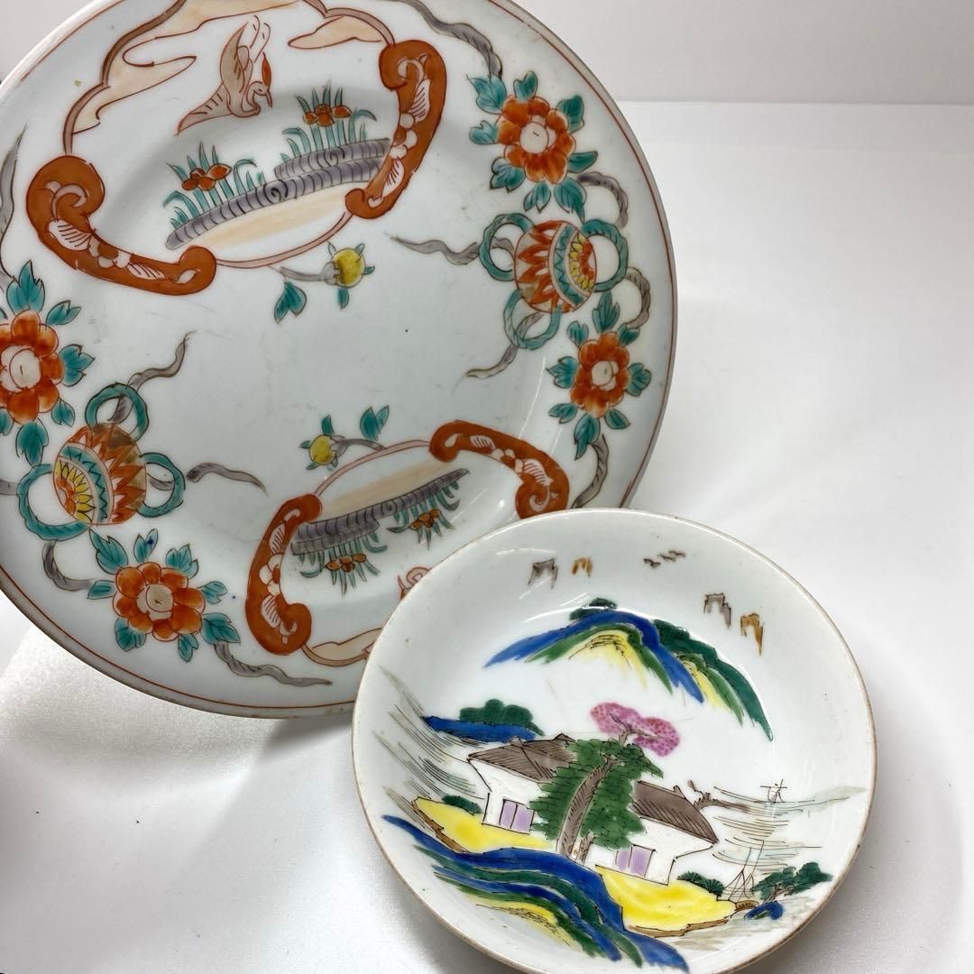 中国美術　十錦手中皿等2枚　直径14/21㎝　東Y6-1218④ 中国美術 十錦手中皿等2枚 直径14/21㎝ 東Y6-1218④ - メルカリ