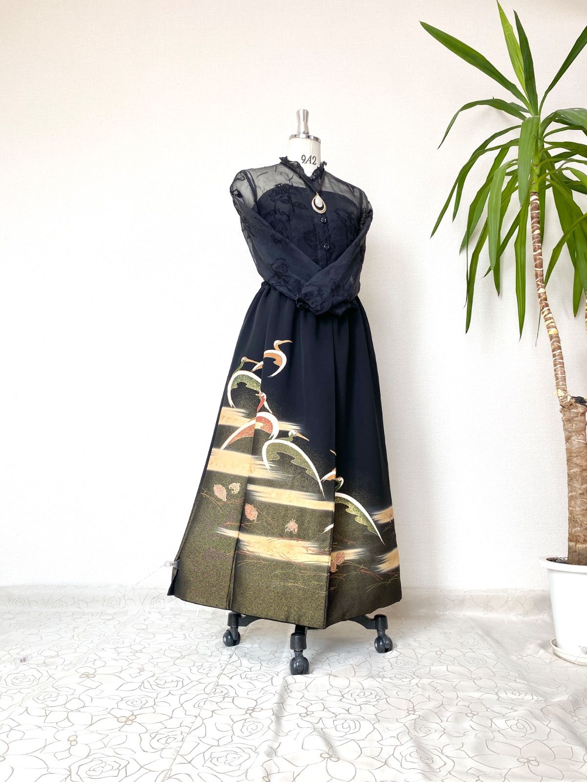 OLLEBOREBLA アルベロベロ ブラック ボレロカーディガン ブタさん OLLEBOREBLA アルベロベロ ブラック ボレロカーディガン ブタさん