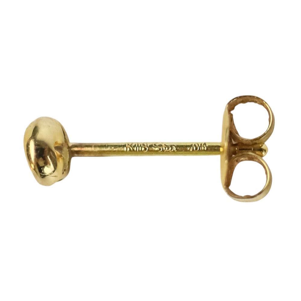 スタージュエリー CIRCLE MOON K18YG ダイヤモンドピアス