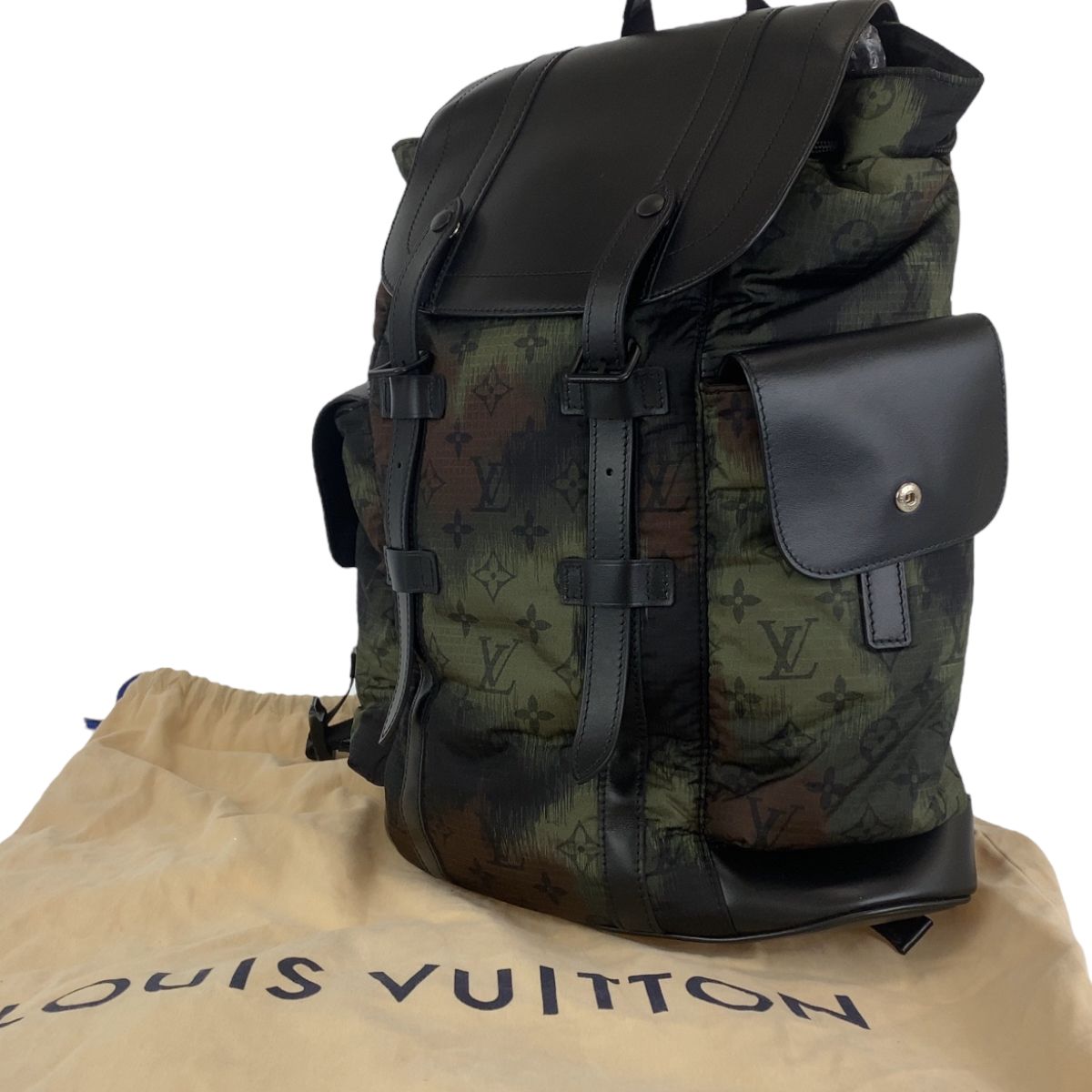 美品 LOUIS VUITTON ルイヴィトン モノグラム カモフラージュ 