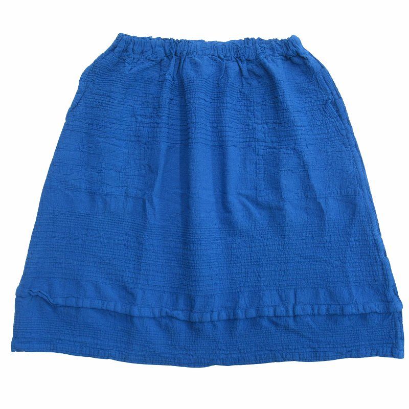 me ISSEY MIYAKE ミーイッセイミヤケ シワ加工 変形スカート me ISSEY MIYAKE / ミーイッセイミヤケ | 変形 立体 シャギー