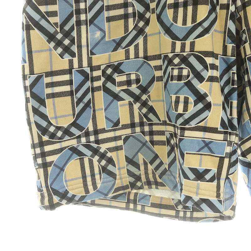 Burberryプリント ドローストリングショーツ Burberry チェックプリントドローストリングショーツ 国内送関