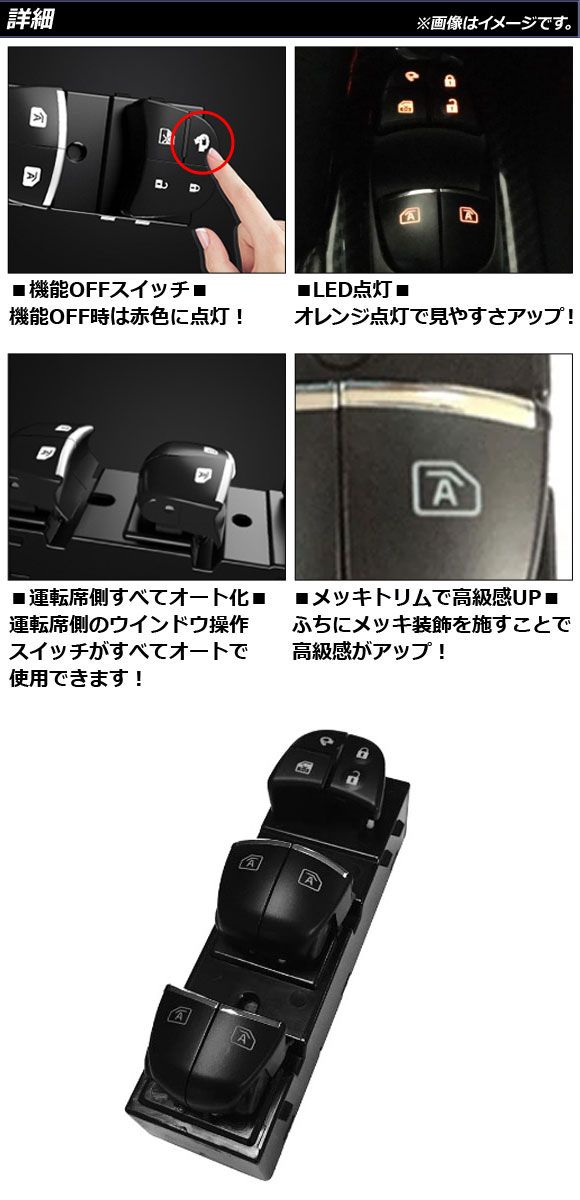 オートパワーウインドウ＆ドアミラー格納キット 日産 セレナ C26