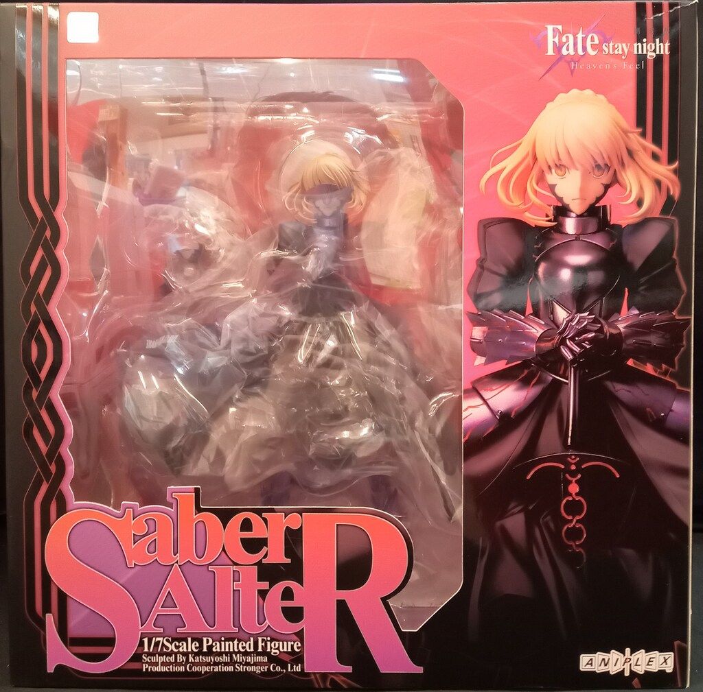 ANIPLEX+ セイバーオルタ 開封済 1/7 セイバーオルタ 劇場版Fate