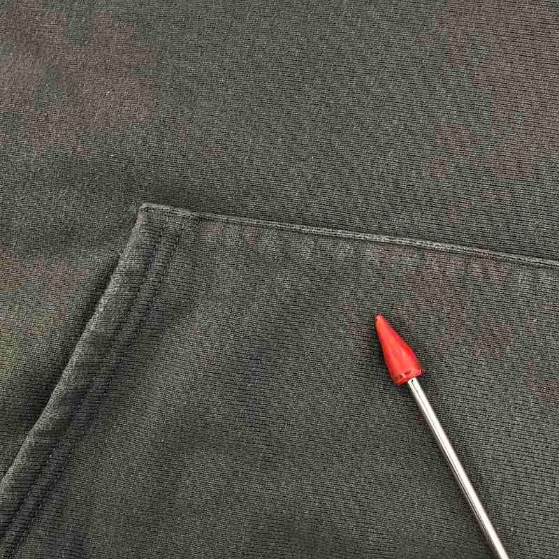 HYKE / ハイク | 2021AW | SWEAT HOODIE 後付け プルオーバーパーカー