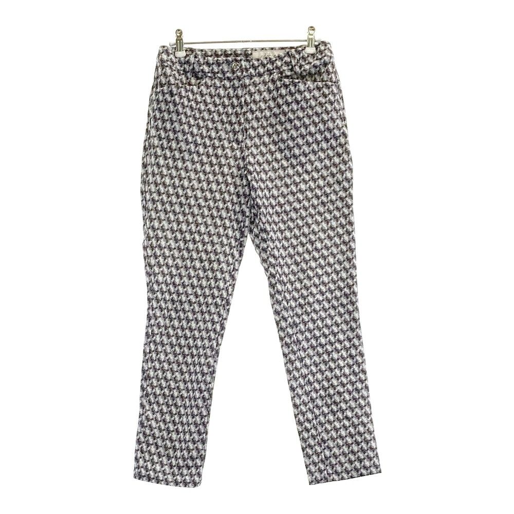 サイズ：38 ADABAT アダバット  ストレッチパンツ 総柄 グレー系 [240101328770] ゴルフウェア レディース ストスト