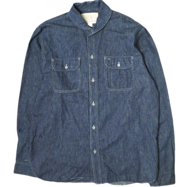 RRL ダブルアールエル Denim Shawl-Collar Work Shirt デニムショール