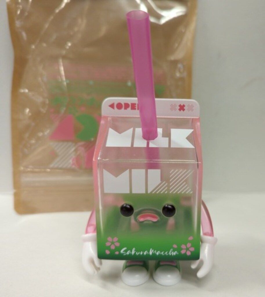 ジュースボックスボーイ　ミルクパック　桜抹茶 ジュースボックスボーイ ミルクパック 桜抹茶 - メルカリ