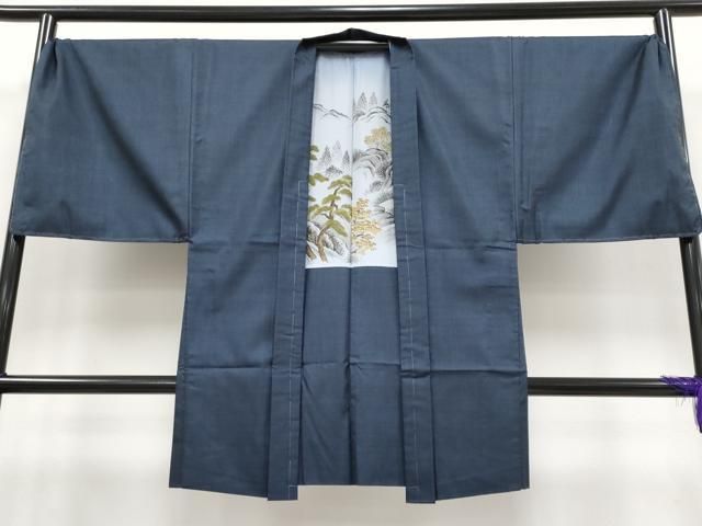 平和屋着物□極上 男性 本場大島紬 アンサンブル・長襦袢セット キング