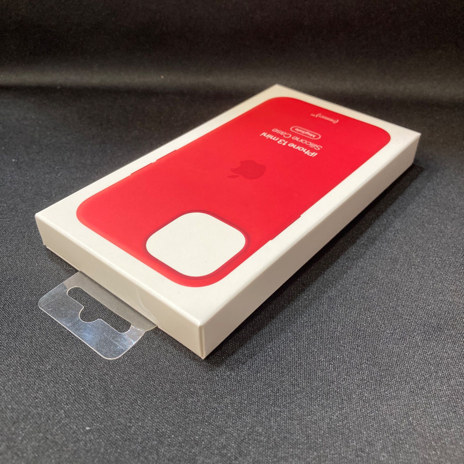 iPhone13mini レッド 赤 ケース シリコン Apple 純正 新品