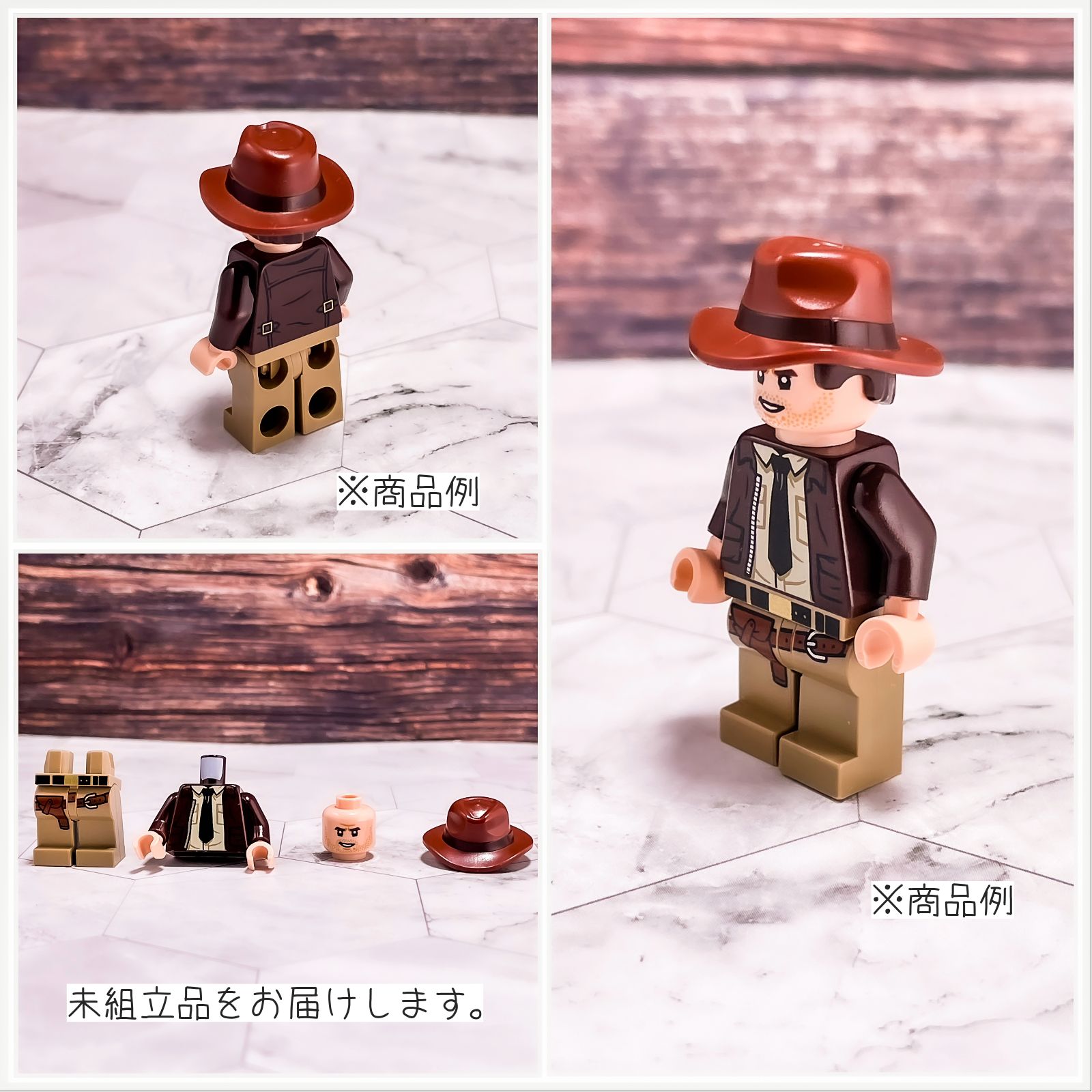 LEGO レゴ ミニフィグ インディ・ジョーンズ IAJ046 77012 戦闘機の