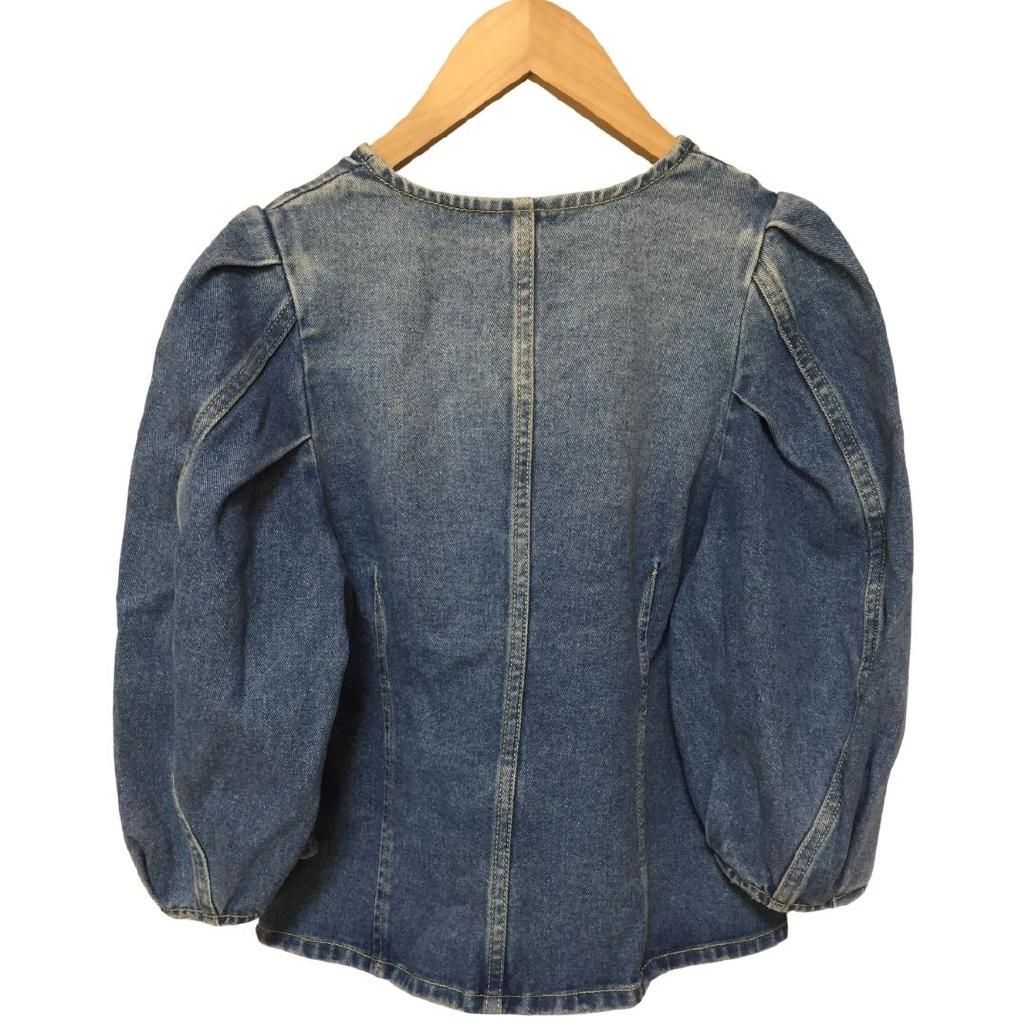 【美品】アダムエロペ　サステナブルデニムブラウス　ジャケット ADAM ET ROPÉ FEMME(アダム エ ロペ ファム) / 【サステナブル