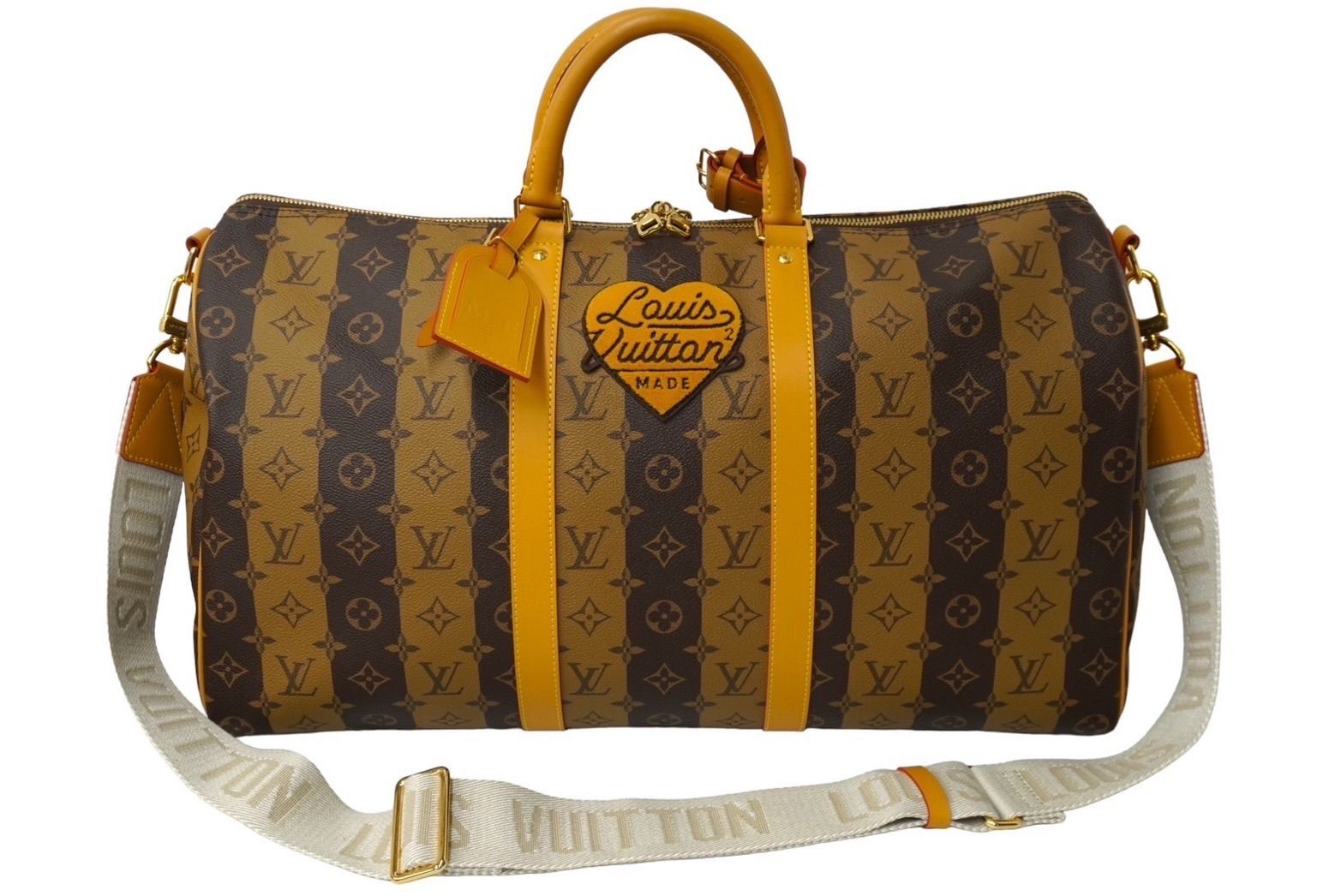 ルイヴィトン LOUIS VUITTON×NIGO キーポル50 極美品 LOUIS VUITTON ルイヴィトン NIGO キーポルバンド