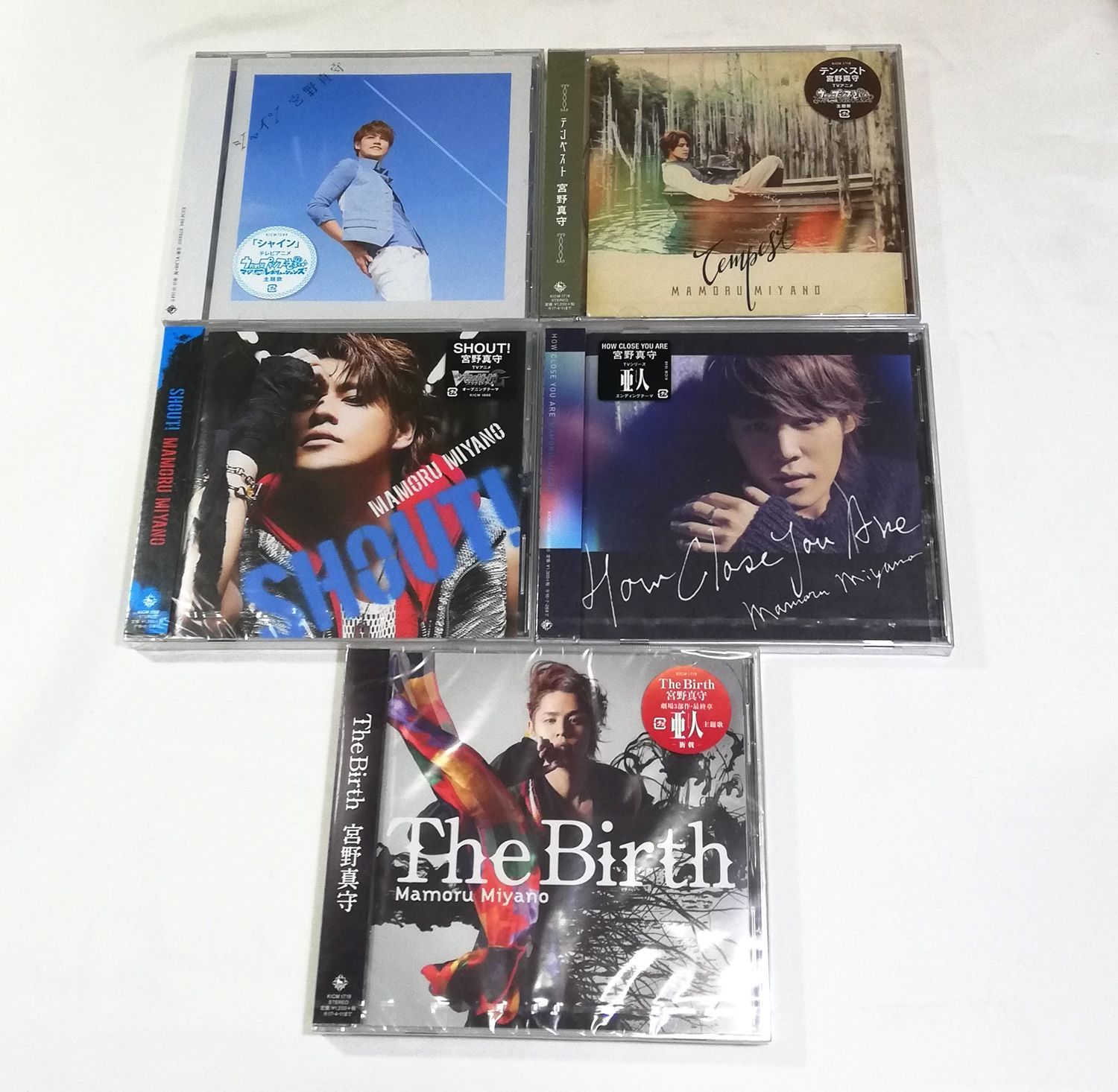 宮野真守 CD&DVD セット 宮野真守 CD 5個セット MAMORU MIYANO presents M&M THE BEST