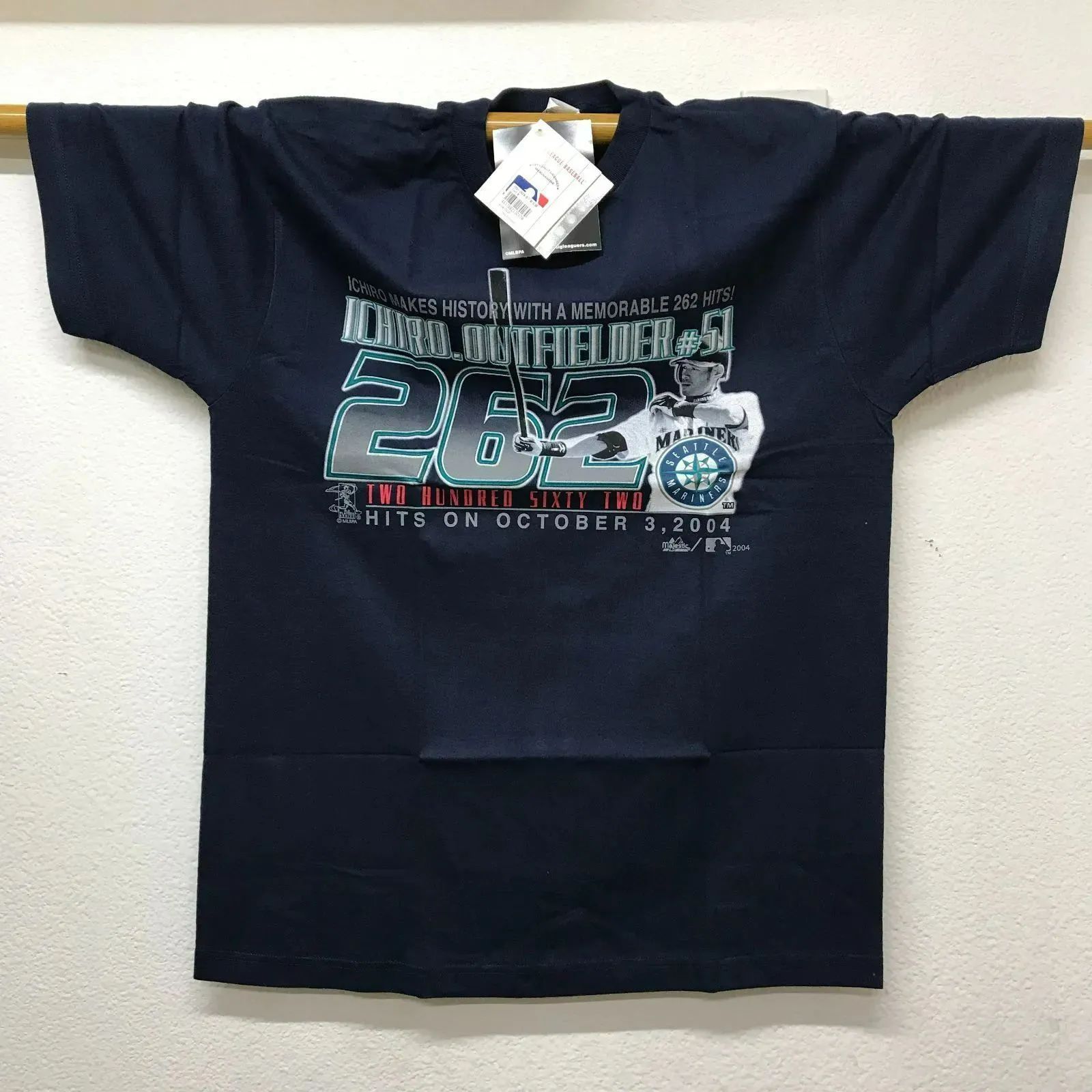 新品タグ付き】イチロー262安打記念 限定Tシャツ - メルカリ