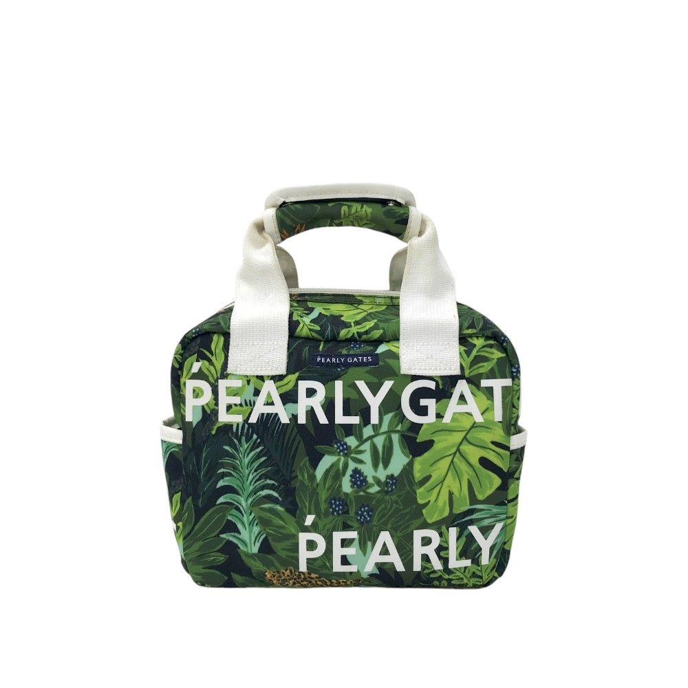 新品未使用】PEARLY GATES クリアカートバッグ ボタニカル柄ゴルフ