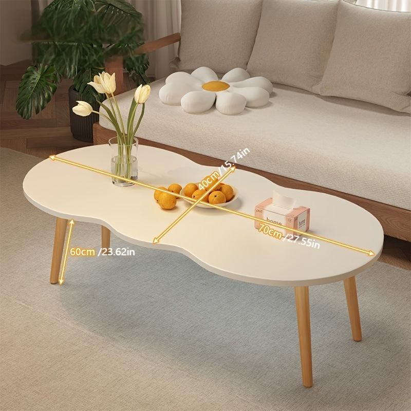 ホワイトテーブル 木製脚付き 【公式通販】