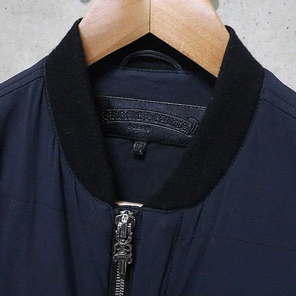 銀座店 クロムハーツ クロスパッチ ナイロン ジャケット JVP M