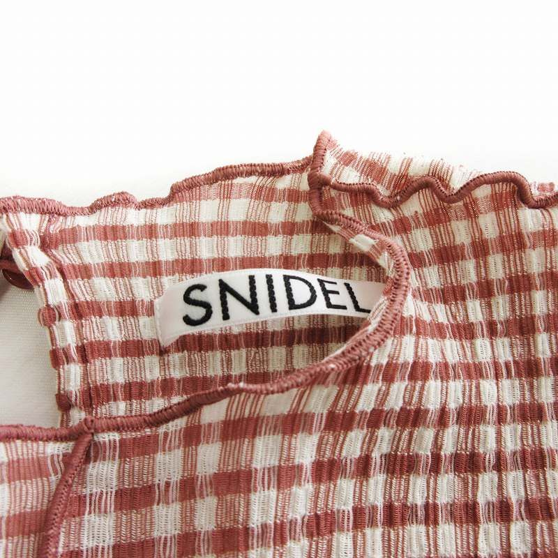 スナイデル snidel 21SS メローデザイン ワンピース ロング 半袖  