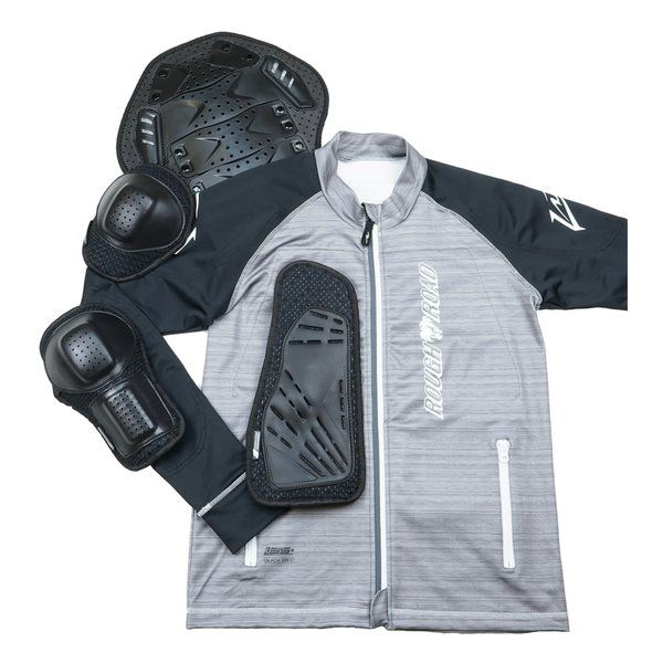 KOMINE コミネ R-R アーマージャケット HPセット HL.GY|BK-L RR7558HPHG|BK3 2529508