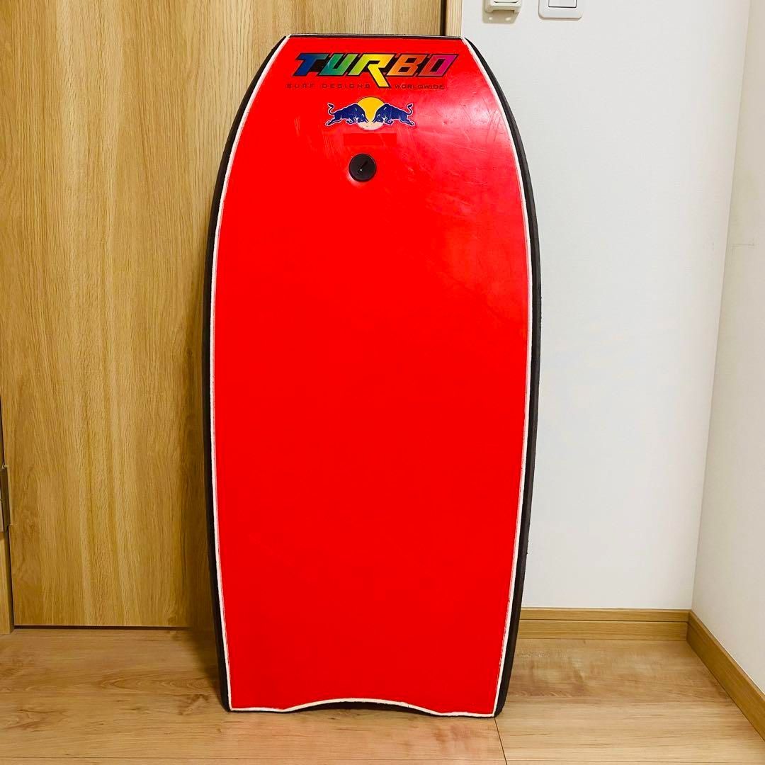 ターボ TURBO ボディボード 約101×50cm レッド ×ブラック