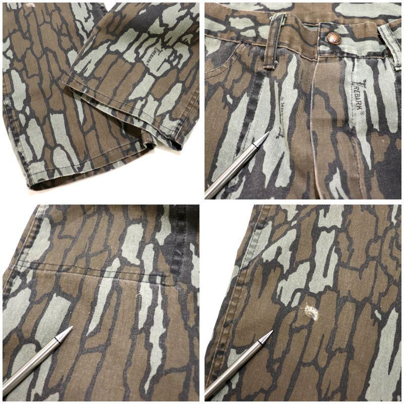 80s vintage トレバークカモ ベイカータイプ コットン パンツ メンズ S