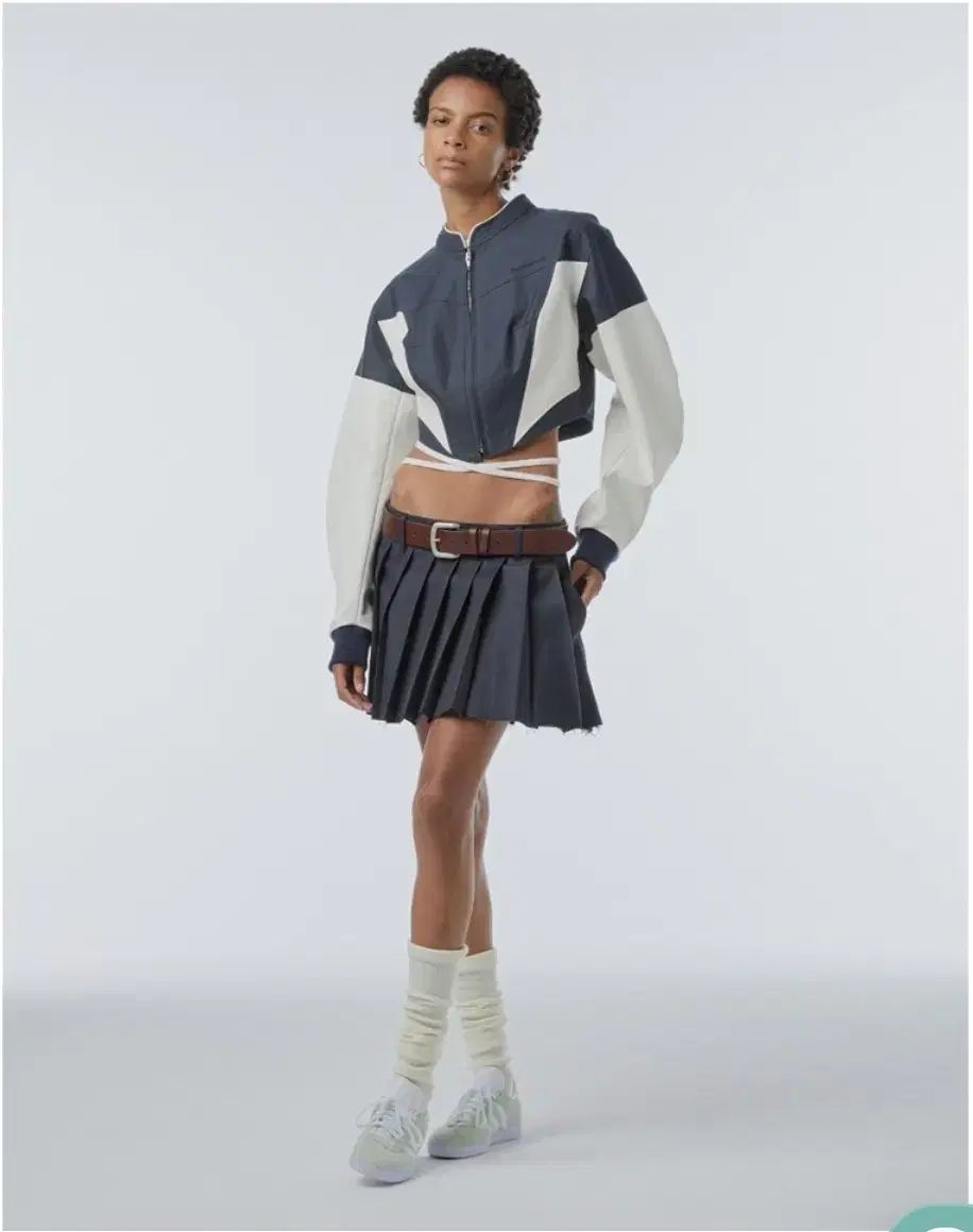 INSTANTFUNK インスタントファンク ローライズ プリーツ スカート