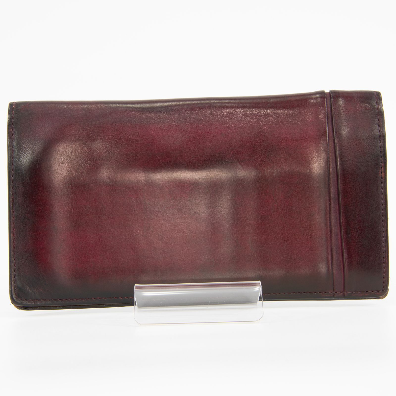 バーガンディレザー長財布 ベルルッティ Berluti